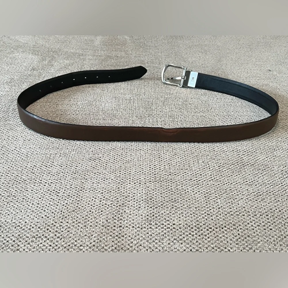 Tommy Hilfiger‎ Reversible Vegan Leather Belt 34